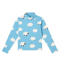 Stella McCartney Kids Bluse m. Rullekrave - Lyseblå/Hvid m. SKye Stella McCartney Kids Bluse m. Rullekrave - Lyseblå/Hvid m. SKye