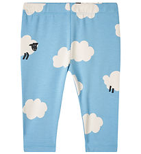 Stella McCartney Kids Leggings - Lyseblå/Hvid m. Skyer/Får Stella McCartney Kids Leggings - Lyseblå/Hvid m. Skyer/Får