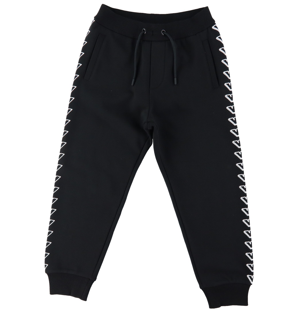 Pantalon de Jogging Emporio Armani - Noir av Blanc - Emporio Armani - 8 ans 128 - Pantalon de Jogging 84 €