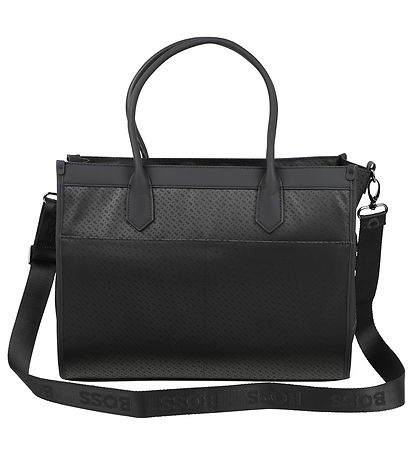 BOSS Pusletaske - Sort m. Mønster BOSS Pusletaske - Sort m. Mønster