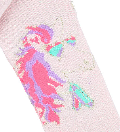 Billieblush Strumpbyxor - Rosa Pale/Glitter Billieblush Strumpbyxor - Rosa Pale/Glitter