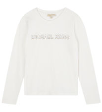 Michael Kors Bluse - Off White m. Sølv/Guld Michael Kors Bluse - Off White m. Sølv/Guld