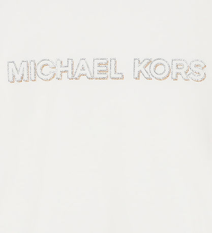 Michael Kors Bluse - Off White m. Sølv/Guld