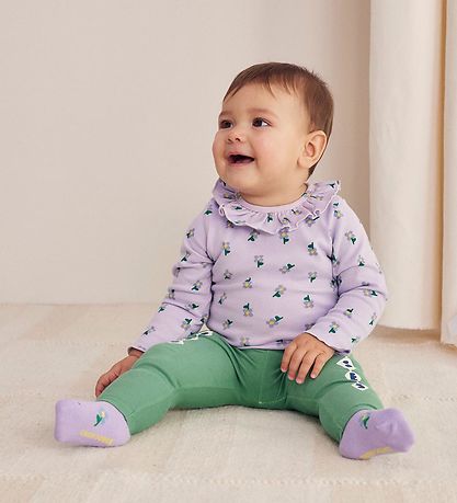 Bobo Choses Leggings - Diamonds - Grøn
