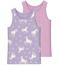 Name It Undertrøje - Noos - NmfTank Top - 2-pak - Pastel Lilac Name It Undertrøje - Noos - NmfTank Top - 2-pak - Pastel Lilac