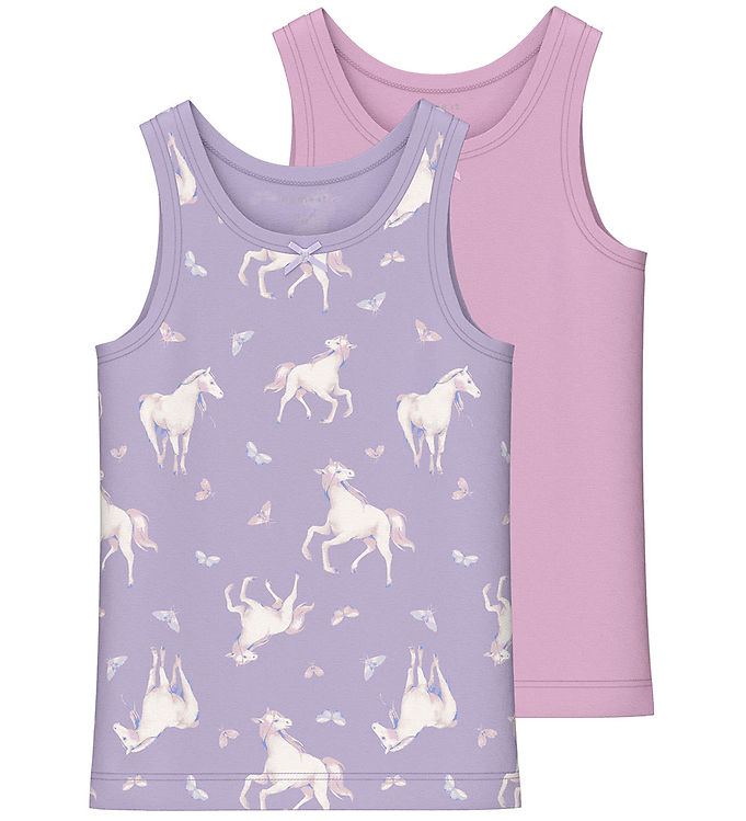 Name It Undertrøje - Noos - NmfTank Top - 2-pak - Pastel Lilac