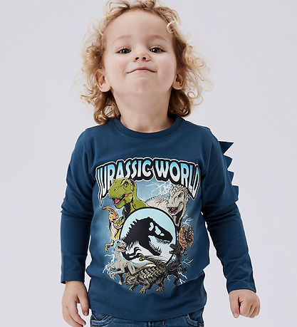 Name It Bluse - Noos - NmmJolly Jurassic - Dark Denim Name It Bluse - Noos - NmmJolly Jurassic - Dark Denim