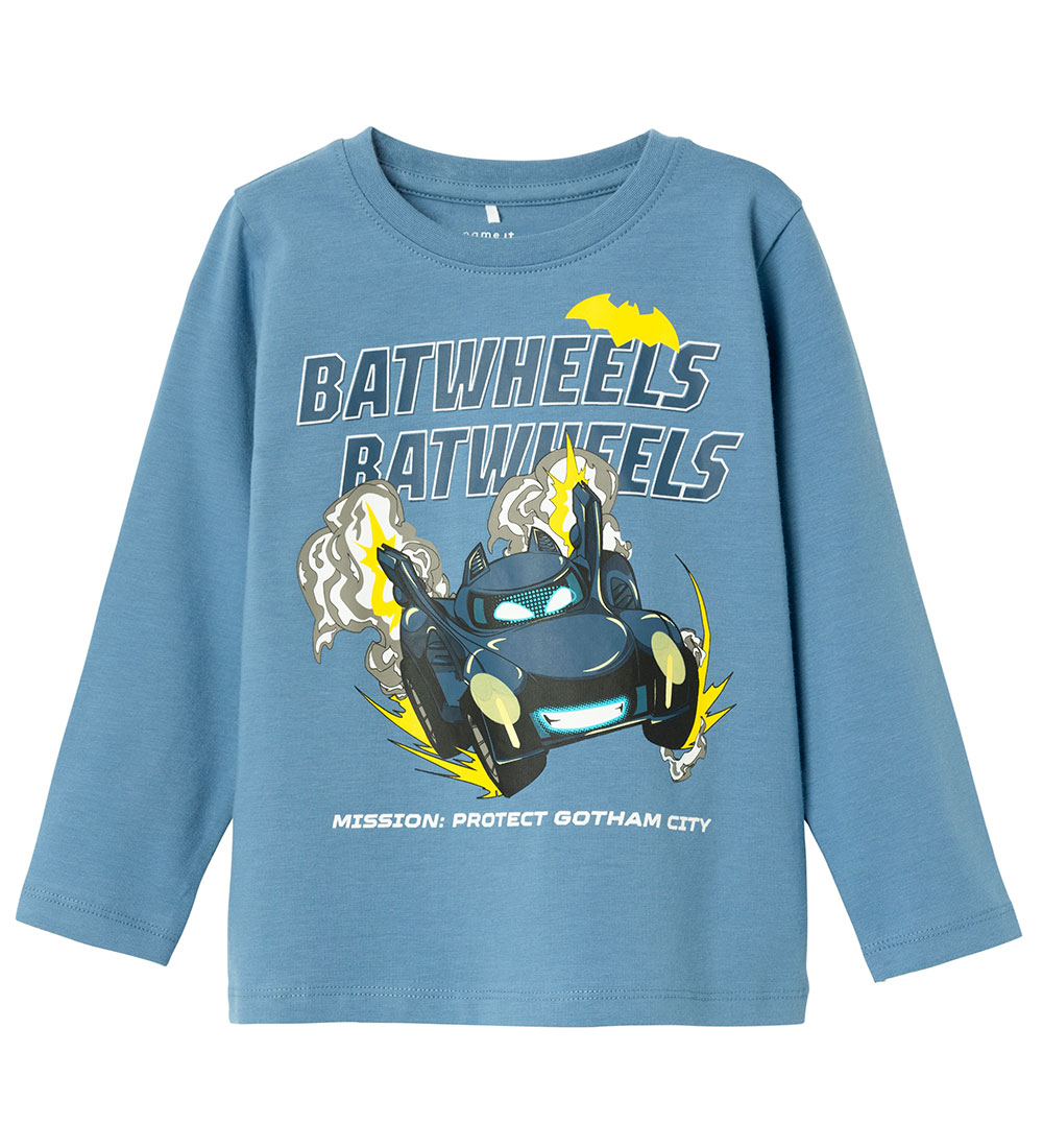 Name It Bluse - Noos - NmmJatzy - Batwheels - Coronet Blue - Name It - 3 Jahre (98) - Blusen