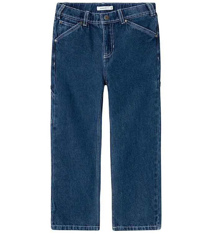 NAME IT Straight Carpenter Jeans Ryan Dark Blue Denim