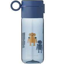 Liewood Drikkedunk - Clemence - 350 ml - Robots/Indigo Blue Liewood Drikkedunk - Clemence - 350 ml - Robots/Indigo Blue