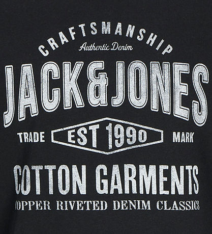 Jack & Jones Sweatshirt - JjJeans - Sort Jack & Jones Sweatshirt - JjJeans - Sort