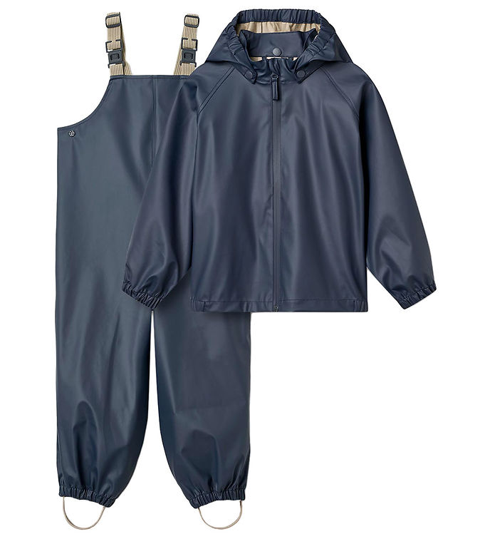 Wheat Regntøj m. Seler - PU - Charlie - Ink