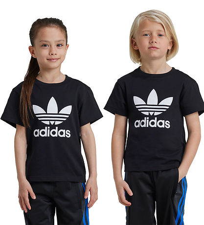 adidas Originals T-shirt - Trefoil - Black