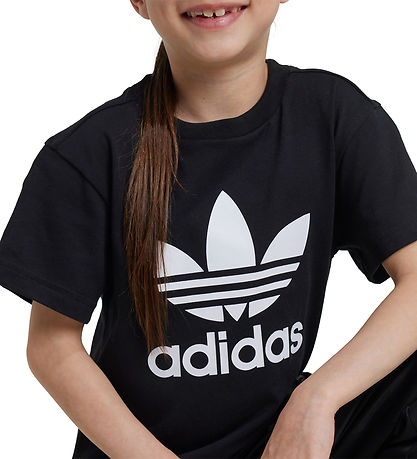 adidas Originals T-shirt - Trefoil - Black
