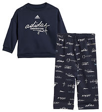 adidas Performance Sweatsæt - I Bluv Jogger - Navy/Hvid adidas Performance Sweatsæt - I Bluv Jogger - Navy/Hvid