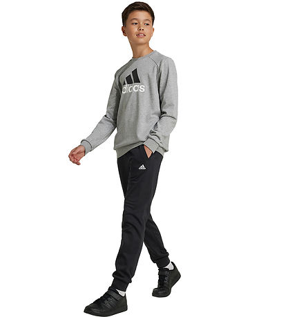 adidas Performance Sweatsæt - J BL FT TS - Grå/Sort adidas Performance Sweatsæt - J BL FT TS - Grå/Sort