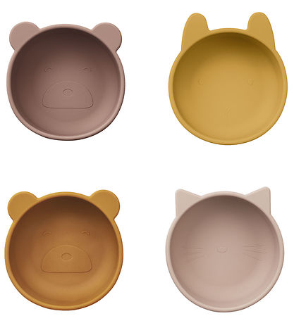 Liewood Skåle - Silikone - Iggy - 4-pak - Rose Mix Liewood Skåle - Silikone - Iggy - 4-pak - Rose Mix