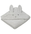 Liewood Baby towel - 70x70 cm - Albert - Rabbit Grey