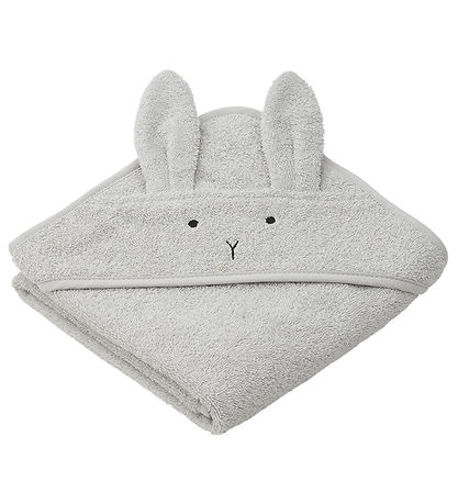 Liewood Babyhåndklæde - 70x70 cm - Albert - Rabbit Grå Liewood Babyhåndklæde - 70x70 cm - Albert - Rabbit Grå