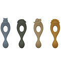 Liewood Spoons - Silicone - Liva - 4-Pack - Safari/Blue Multi Mi