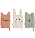 Gants de toilette Liewood - Sylvester - 3 Pack - Dove Blue Mix