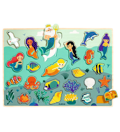 Djeco Puslespil - 22 Brikker - Puzzlo Sea Djeco Puslespil - 22 Brikker - Puzzlo Sea