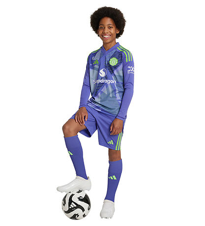 adidas Performance Bluse - MUFC GK JSY YL - Lilla adidas Performance Bluse - MUFC GK JSY YL - Lilla