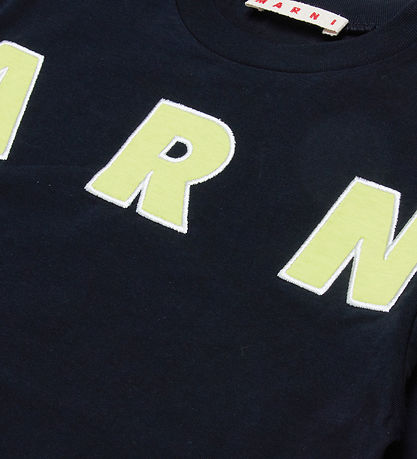 Marni T-shirt - Sort m. Gul