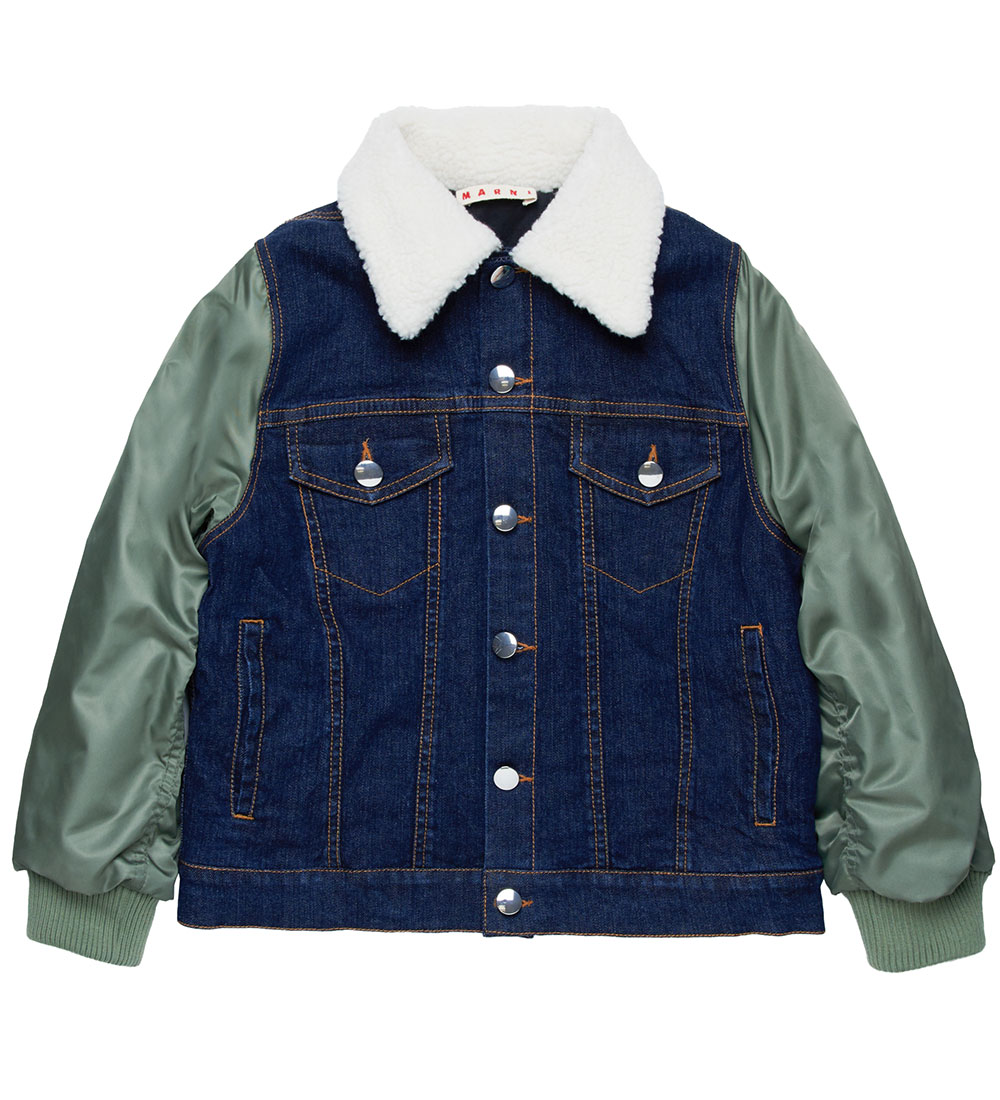 Marni Doudoune - Denim - Bleu FoncVert Militaire - Marni - 8 ans 128 - Doudoune 165 €