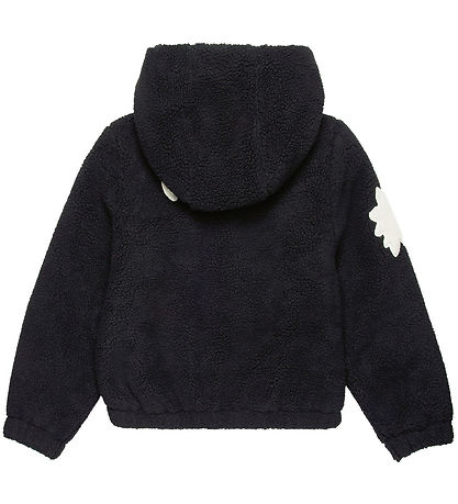 Marni Fleecejakke - Sort m. Hvid Marni Fleecejakke - Sort m. Hvid