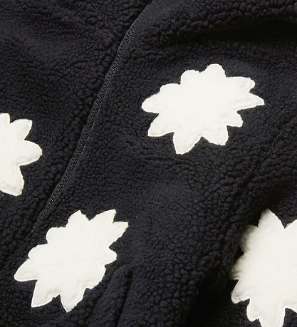 Marni Fleecejakke - Sort m. Hvid Marni Fleecejakke - Sort m. Hvid