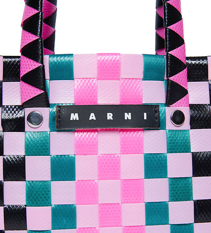 Marni Håndtaske - Rosa/Multifarvet