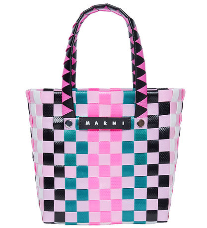 Marni Håndtaske - Rosa/Multifarvet
