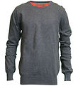Hound Bluse - Strik - Dark Grey Melange Hound Bluse - Strik - Dark Grey Melange