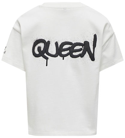 Kids Only T-shirt - KogCilla - Cloud Dancer/Queen Kids Only T-shirt - KogCilla - Cloud Dancer/Queen