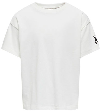 Kids Only T-shirt - KogCilla - Cloud Dancer/Queen Kids Only T-shirt - KogCilla - Cloud Dancer/Queen