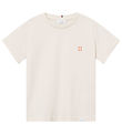 Les Deux T-shirt - Nørregaard - Ivory/Orange Les Deux T-shirt - Nørregaard - Ivory/Orange
