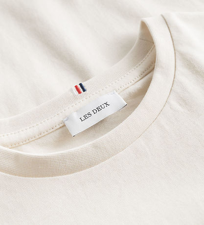 Les Deux T-shirt - Nørregaard - Ivory/Orange