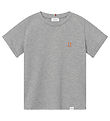 Les Deux T-shirt - Nørregaard - Grey Melange Les Deux T-shirt - Nørregaard - Grey Melange