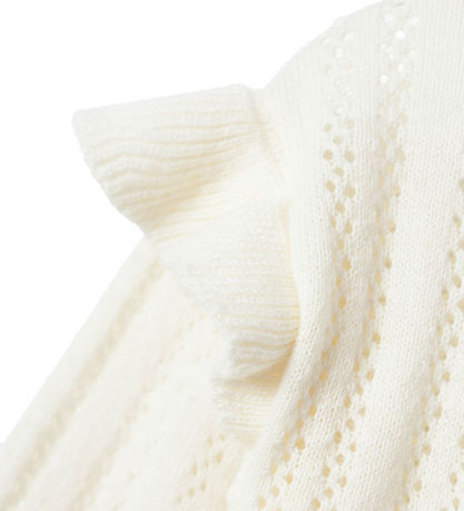 Lil Atelier Bluse - Strik - NmfNina - Coconut Milk