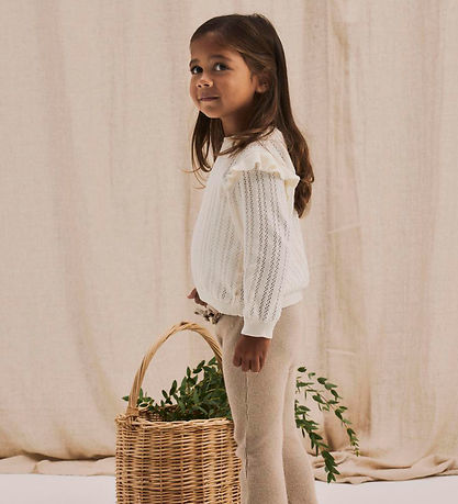 Lil Atelier Bluse - Strik - NmfNina - Coconut Milk