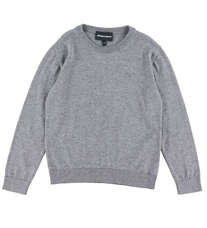 Emporio Armani Bluse - Strik - Gråmeleret Emporio Armani Bluse - Strik - Gråmeleret