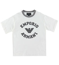 Emporio Armani T-shirt - Hvid/Grå Emporio Armani T-shirt - Hvid/Grå