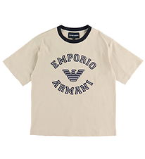 Emporio Armani T-shirt - Oxford Tan/Grå Emporio Armani T-shirt - Oxford Tan/Grå