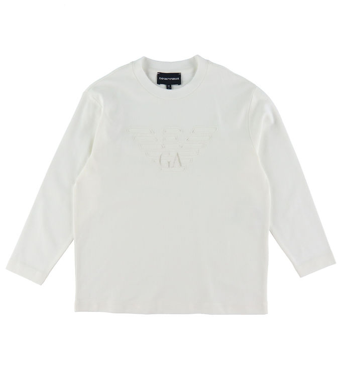 Emporio Armani Bluse m. Logo - Hvid