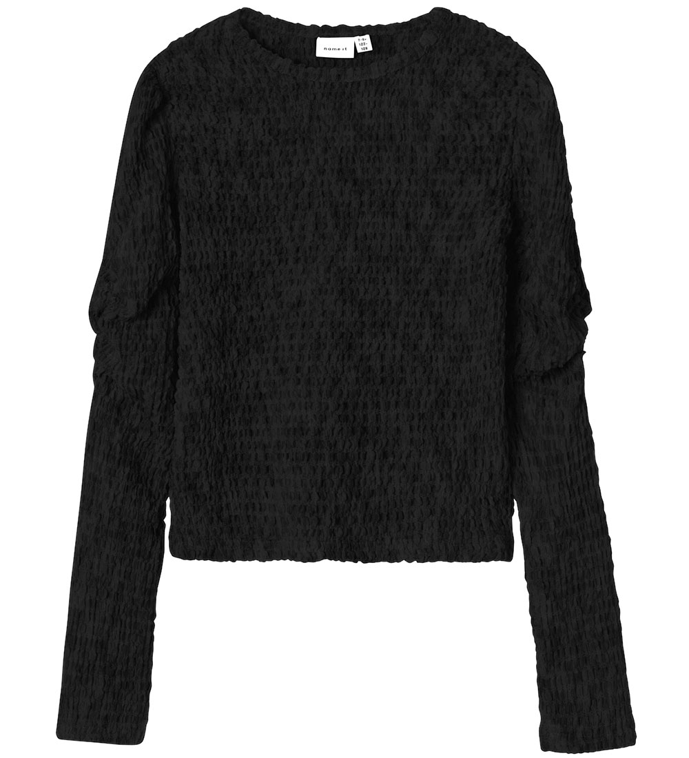 Name It Bluse - NkfLonnis - Schwarz - Name It - 6 Jahre (116) - Blusen