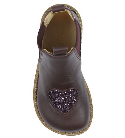 Angulus Støvler - Chelsea - Aubergine/Bord