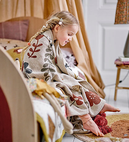 Bloomingville Mini Tæppe - 160x130 cm - Bryn - Brun m. Print Bloomingville Mini Tæppe - 160x130 cm - Bryn - Brun m. Print