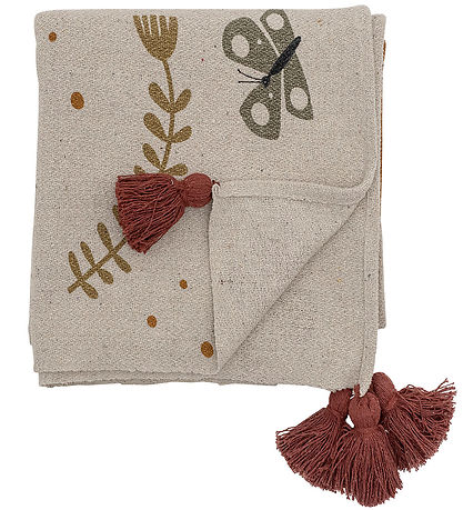 Bloomingville Mini Tæppe - 160x130 cm - Bryn - Brun m. Print Bloomingville Mini Tæppe - 160x130 cm - Bryn - Brun m. Print