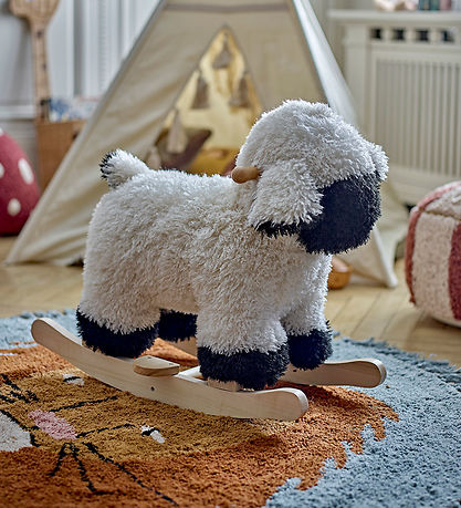 Bloomingville Mini Gyngehest - Dolly - Får - Hvid